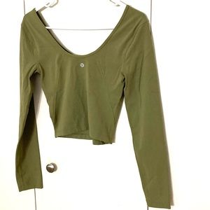 Lululemon Align™ Long Sleeve Shirt in Bronze Green
